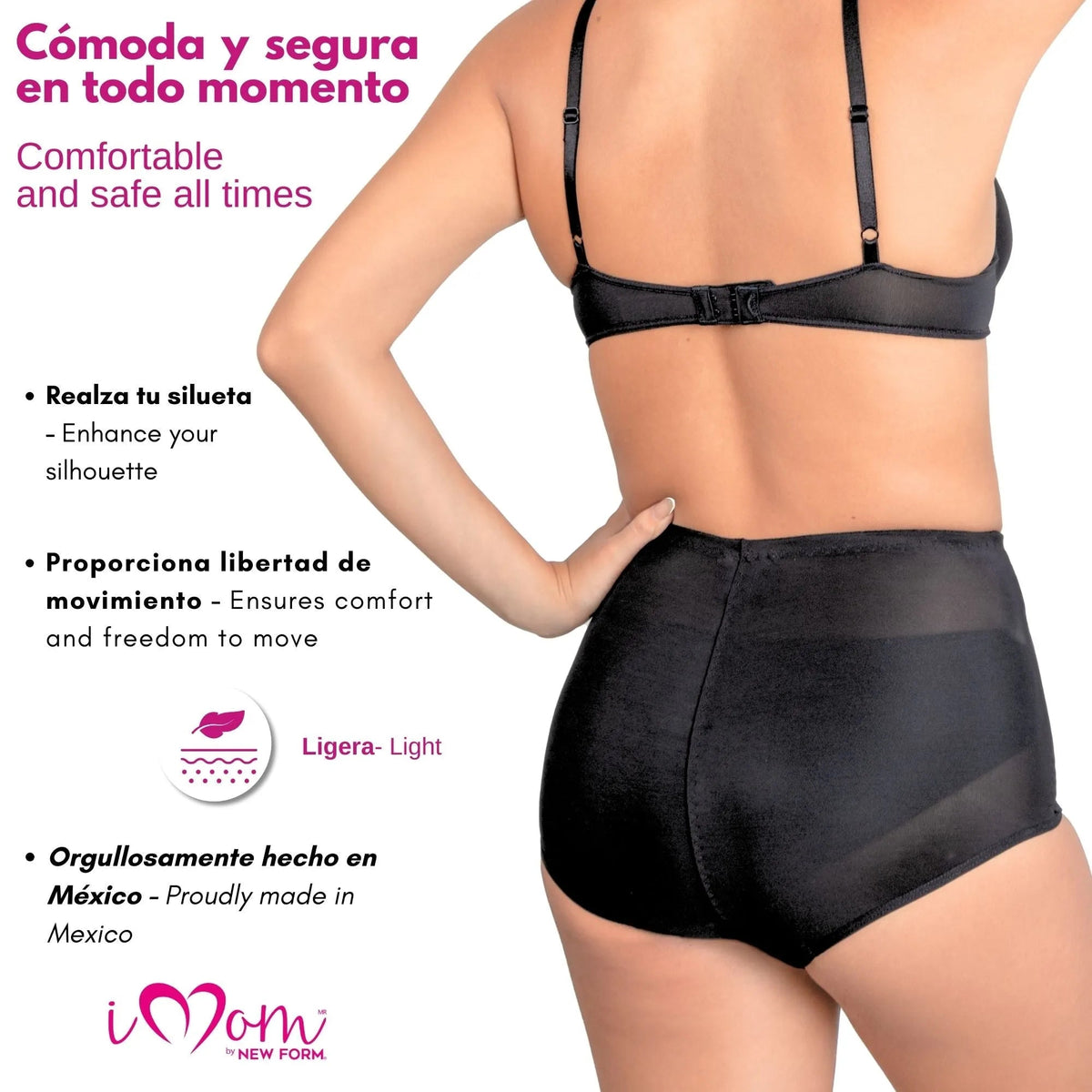 New Form - iMom – Panty Faja Postparto Cesárea Vientre Ajustable - Fajasymas