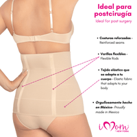 NEW FORM / IMOMS - Fajas Postparto 4B Corte Alto Lipoescultura Para Mujer. Modelo 1102 - Fajasymas
