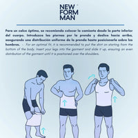 New Form Man – Camiseta Modeladora para Hombre - Fajasymas