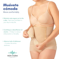 New Form Medical – Faja Ojal Envolvente con Doble Aleta - Fajasymas