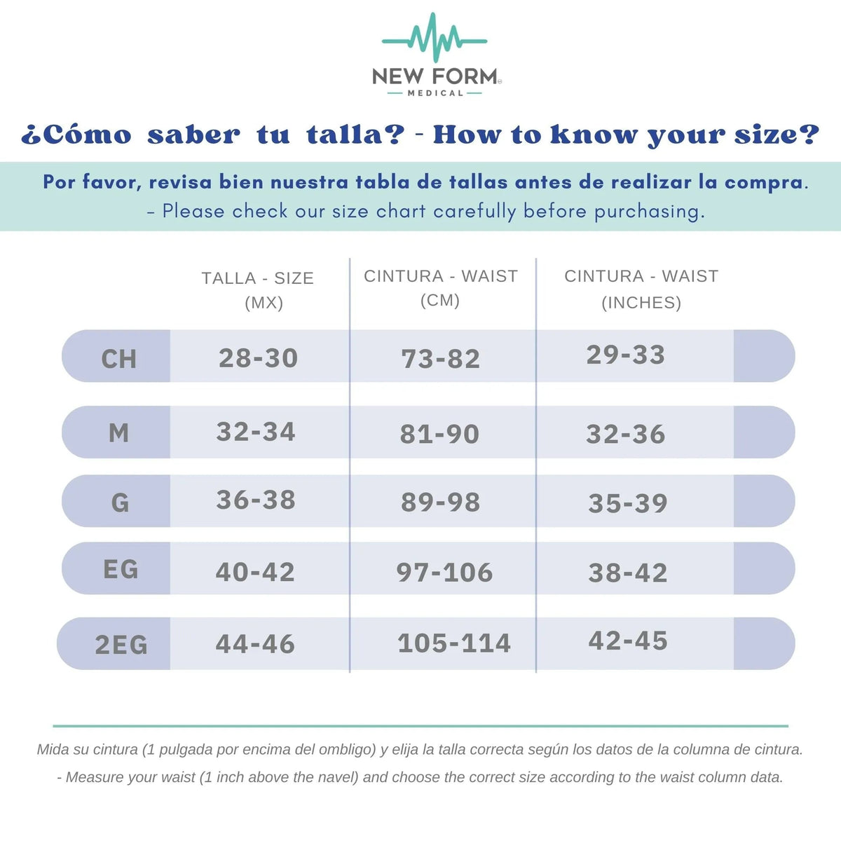 New Form Medical – Faja Ojal Envolvente con Doble Aleta - Fajasymas