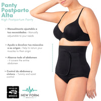 NEW FORM MEDICAL - Faja Postparto Alta Ajustable. Modelo 1835 - Fajasymas