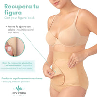 NEW FORM MEDICAL - Faja Postparto Alta Ajustable. Modelo 1835 - Fajasymas