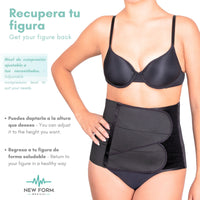 NEW FORM MEDICAL – Faja Postparto Doble Ajuste Corta. Modelo 1801 - Fajasymas