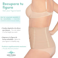 NEW FORM MEDICAL – Faja Postparto Doble Ajuste Corta. Modelo 1801 - Fajasymas