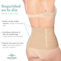NEW FORM MEDICAL – Faja Postparto Doble Ajuste Corta. Modelo 1801 - Fajasymas