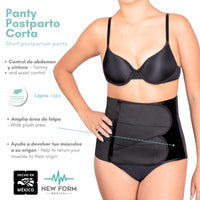 NEW FORM MEDICAL – Faja Postparto Doble Ajuste Corta. Modelo 1801 - Fajasymas