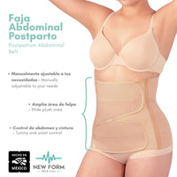 NEW FORM MEDICAL – Faja Postparto Doble Aleta Control de Abdomen. Modelo 1823 - Fajasymas