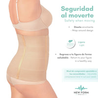 NEW FORM MEDICAL – Faja Postparto Doble Aleta Control de Abdomen. Modelo 1823 - Fajasymas