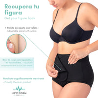 NEW FORM MEDICAL – Panty Postparto Corta Ajustable. Modelo 1810 - Fajasymas