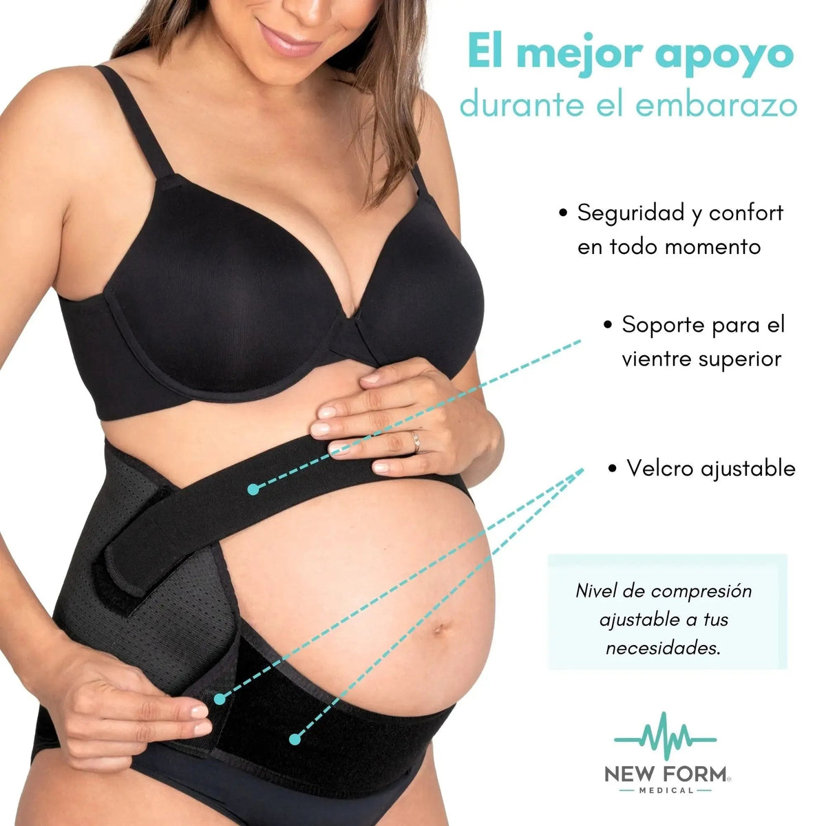 NEW FORM MEDICAL - Soporte Lumbar Maternal. Modelo 1802 - Fajasymas