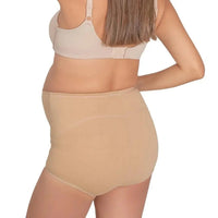 NEW FORM - Pantaleta Maternal Alta De Tela Suave Con Refuerzo De Lycra. Modelo 1064 - Fajasymas
