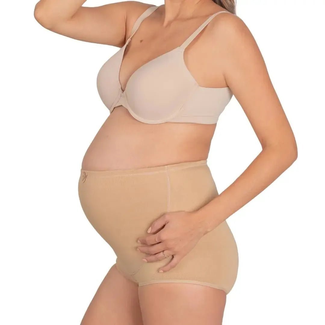 NEW FORM - Pantaleta Maternal Alta De Tela Suave Con Refuerzo De Lycra. Modelo 1064 - Fajasymas