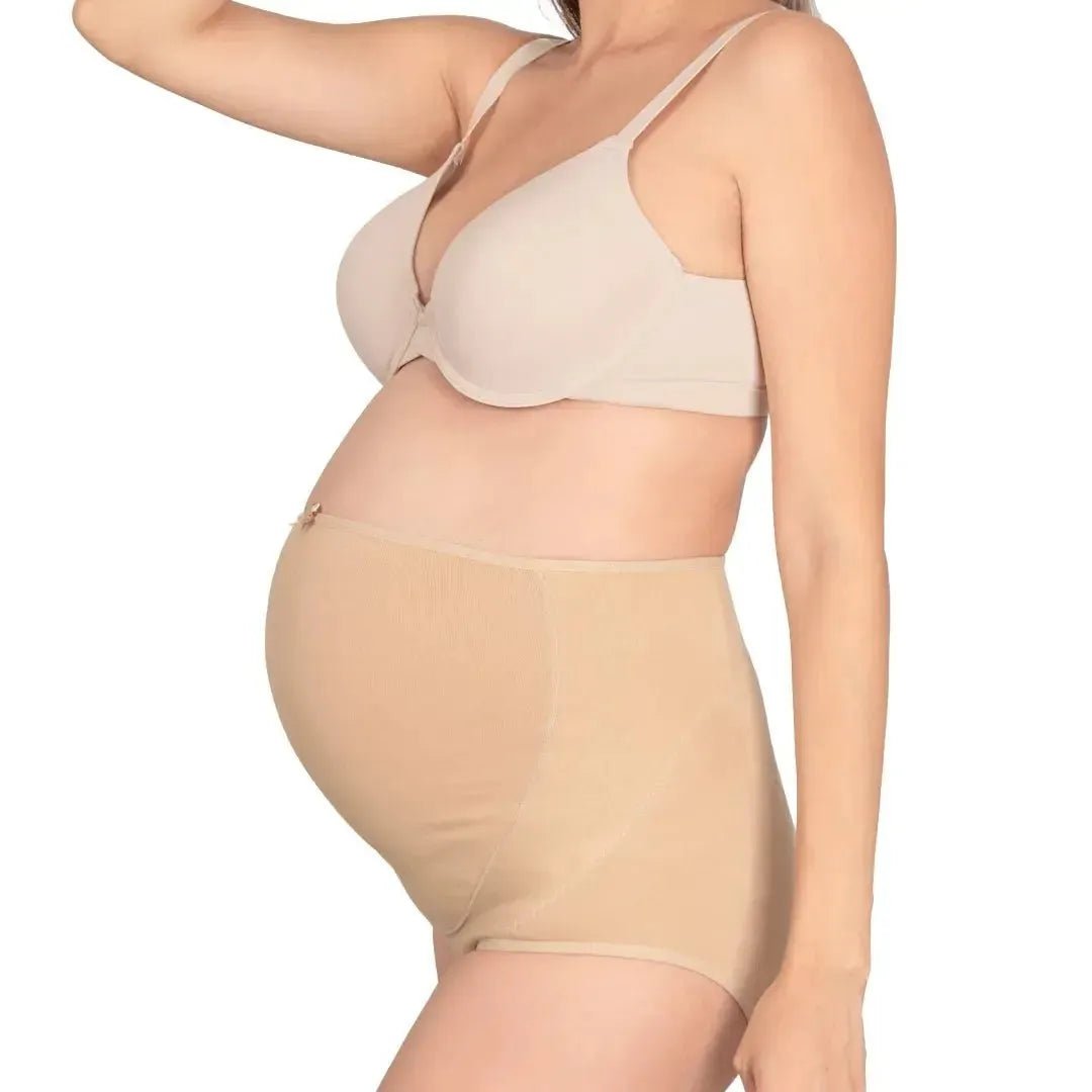 NEW FORM - Panty Maternal Alta Con Tela Algodón Y Power Para Dolor Lumbar. Modelo 1063 - Fajasymas