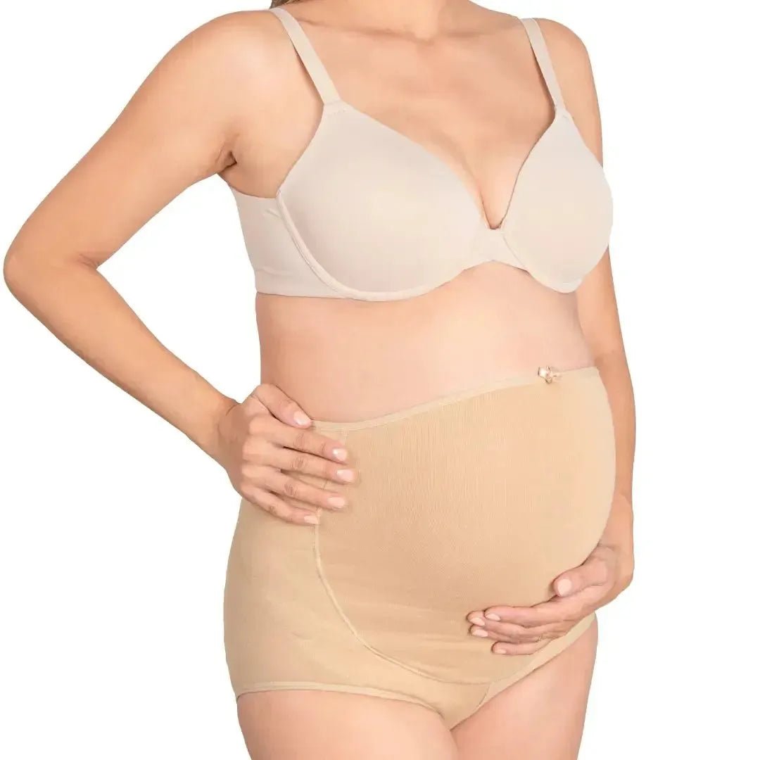NEW FORM - Panty Maternal Alta Con Tela Algodón Y Power Para Dolor Lumbar. Modelo 1063 - Fajasymas