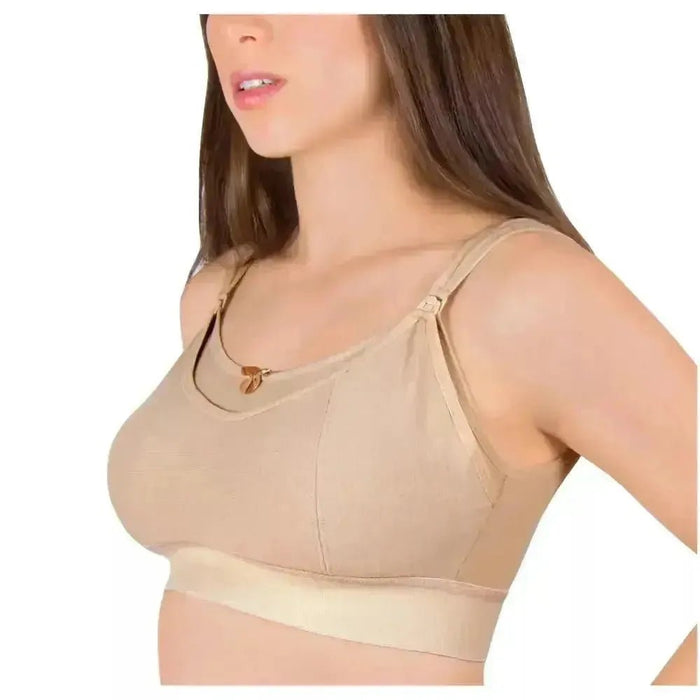 New Form Top Maternal De Algodón Suave Con Broches Para La Lactancia - Fajasymas