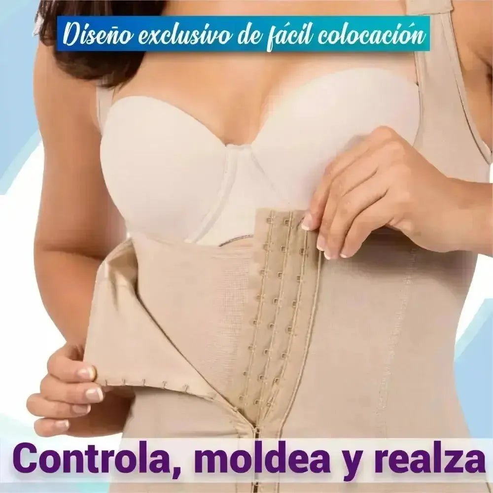 NEWLOOK - Body Cinturilla Ultra Control Con Tela Suave De Alta Compresión. Modelo 962 - Fajasymas