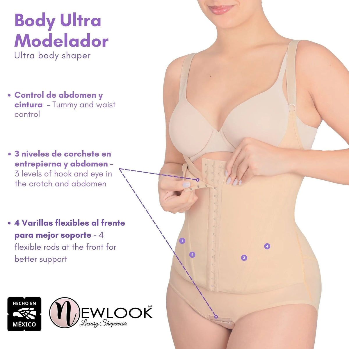 NEWLOOK – Body Ultra Modelador - Fajasymas