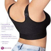 NEWLOOK - Bra Post Operatorio Mastectomía Ajustable Suave. Modelo 990 - Fajasymas