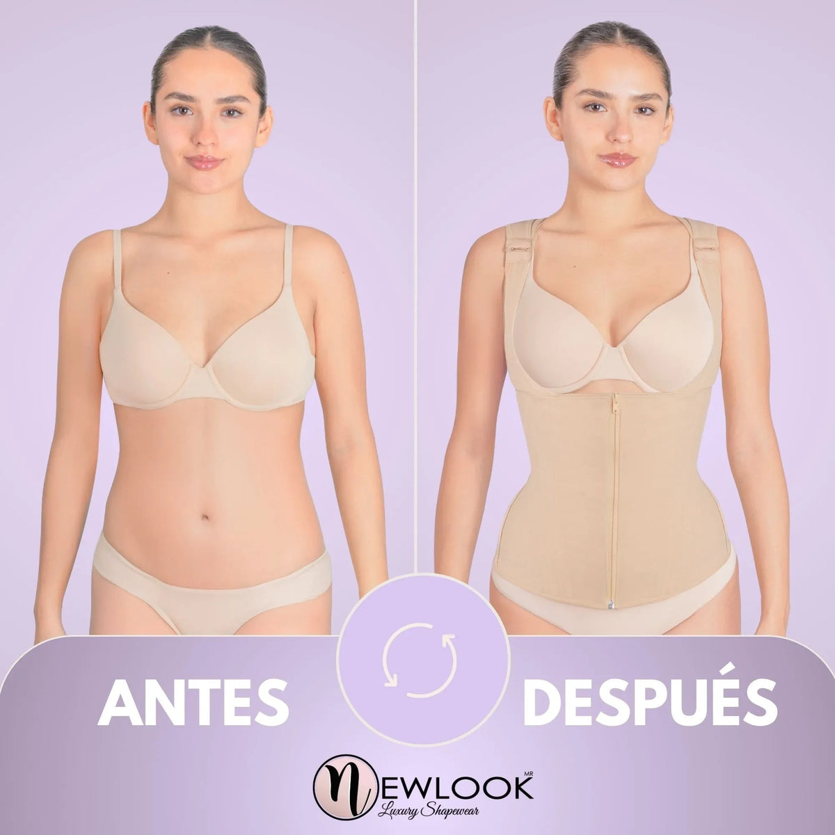NEWLOOK – Chaleco Corrector Postural y Estilizador. Modelo 819 - Fajasymas