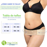 NEWLOOK - Cinturón Sacroilíaco y Apoyo de Cadera | Alivio de Dolor Pélvico, Ciática y Cadera. Modelo 807 - Fajasymas