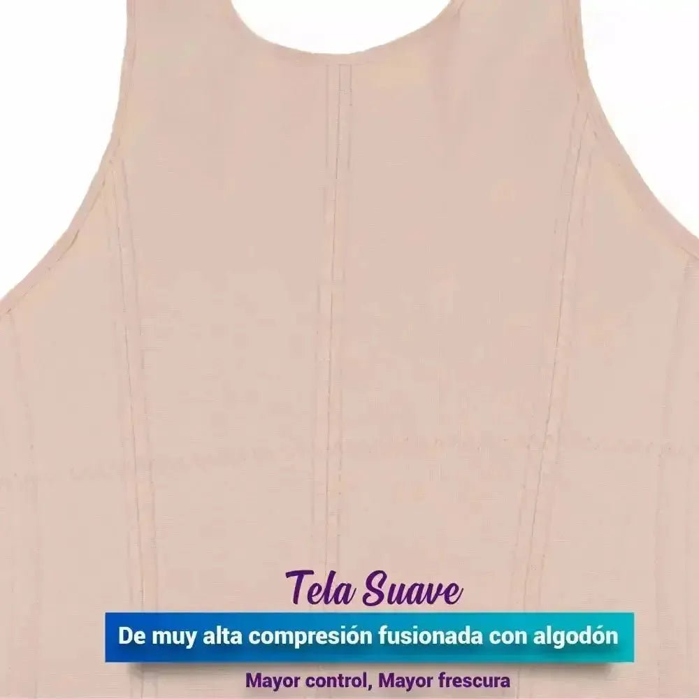 NEWLOOK - Faja Chaleco Modelador Con Tela Suave y Alta Compresión. Modelo 918 - Fajasymas