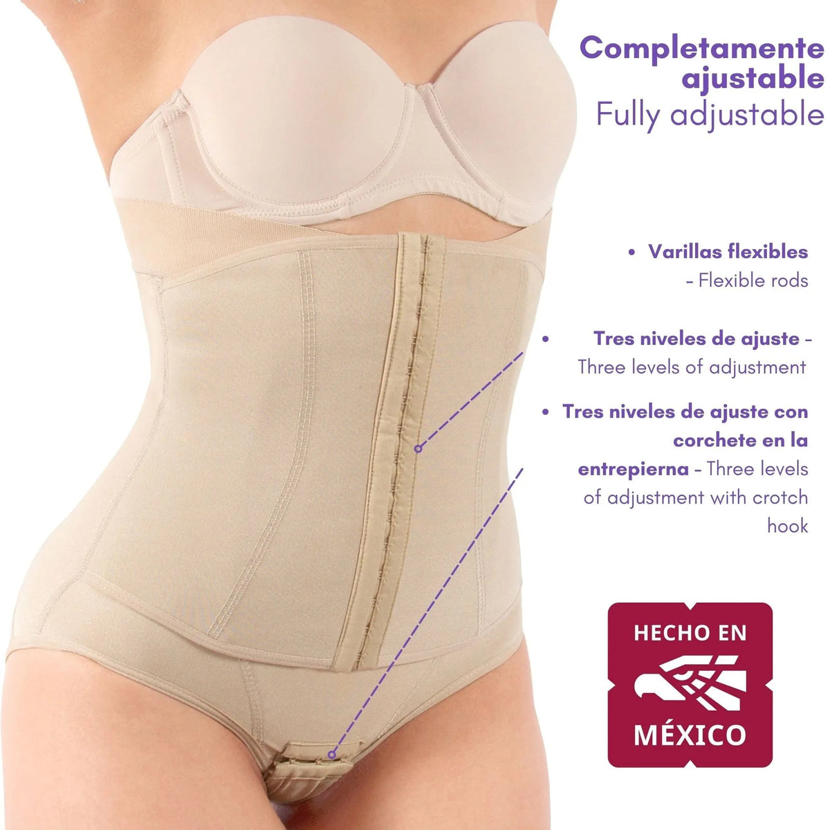 NEWLOOK - Panty Faja Cinturilla Ultra Control y Alta Compresión. Modelo 941 - Fajasymas
