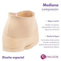 NEWLOOK - Panty Faja Modeladora De Glúteos Con Banda Elástica Abdominal. Modelo 942 - Fajasymas