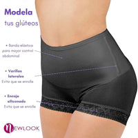 NEWLOOK - Panty Faja Modeladora De Glúteos Con Banda Elástica Abdominal. Modelo 942 - Fajasymas